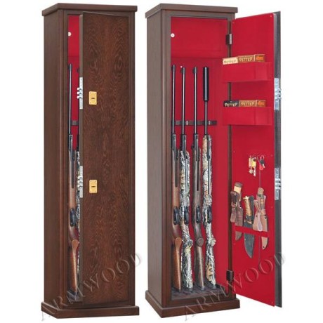 Оружейный сейф с отделкой деревом Armwood 55 Flock