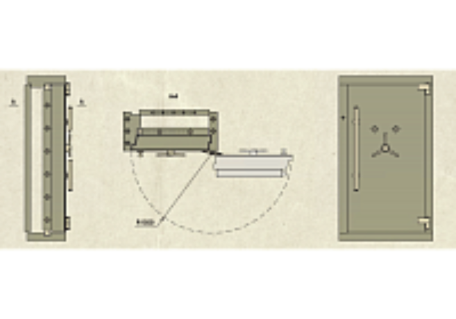 Дверь для банковского хранилища Griffone 11 класса