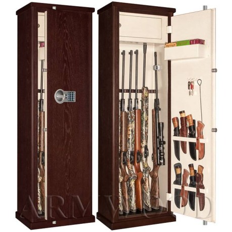 Оружейный сейф с отделкой деревом Armwood 57 EL Primary