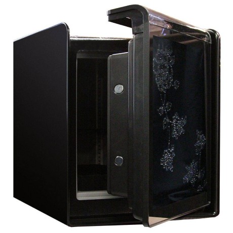 Сейф Lucell LU-1000BW#P Бело-лиловая роза Swarovski