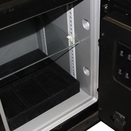 Сейф Lucell LU-1000BW#P Бело-лиловая роза Swarovski